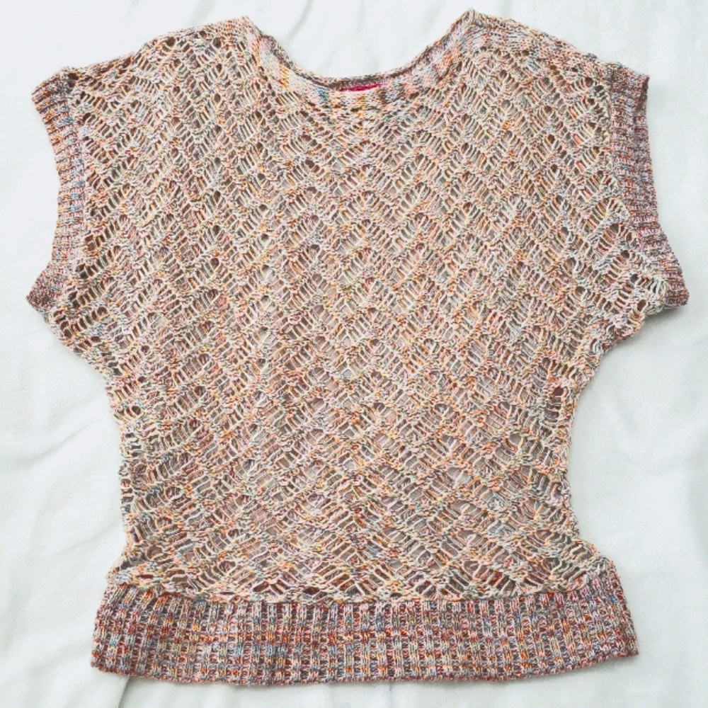 Demanding by SayWhat? Crochet Top / Cover Up M